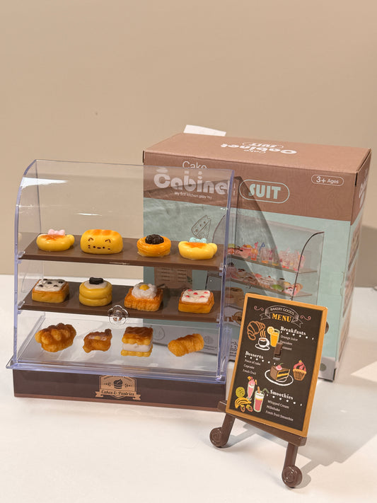 Mini Squishies+Mini Display Cabinet Set
